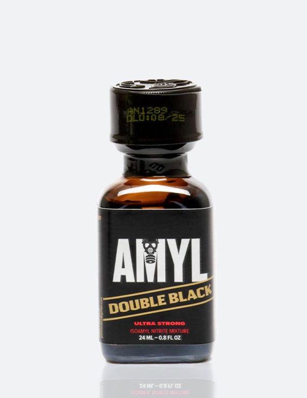 Poppers amyl double black 24 ml - grand flacon noir