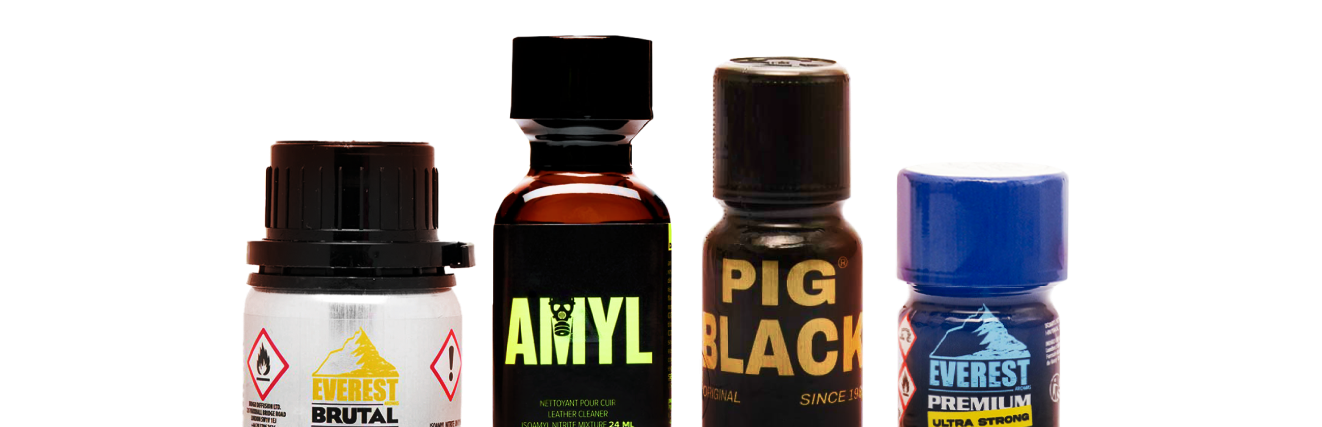 Nombreux poppers en vente sur poppers.boutique