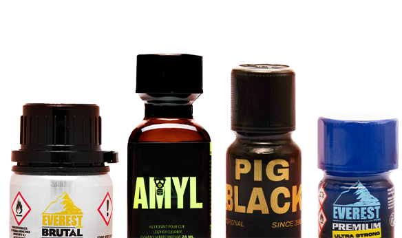 Nombreux poppers en vente sur poppers.boutique
