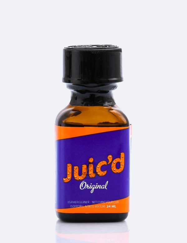Poppers Juicd flacon bleu et orange