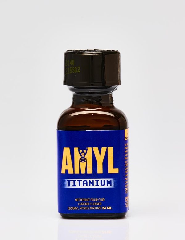 Poppers amyl Titanium jaune et bleu nitrite amyle très puissant