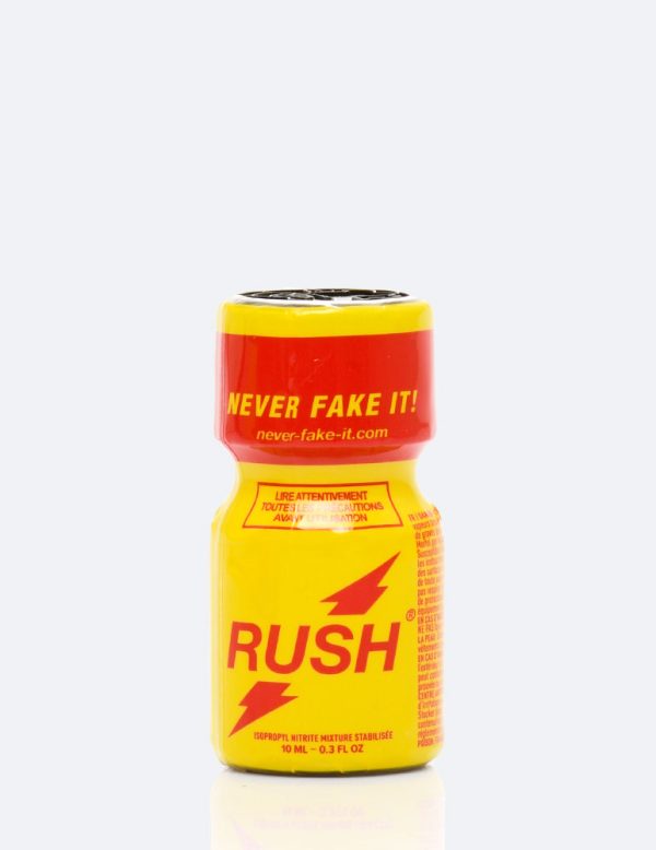Poppers rush 10 ml original avec son flacon jaune et rouge