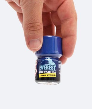 Flacon poppers incassable en verre everest premium très puissant