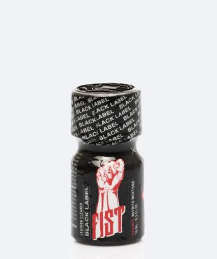 Poppers fist black label flacon en verre noir