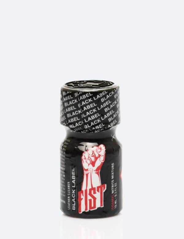 Poppers fist black label flacon en verre noir