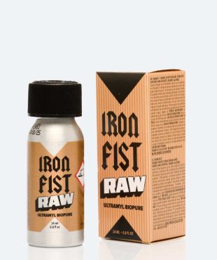 Iron fist poppers RAW avec emballage marron à l'amyl végétal ultra puissant