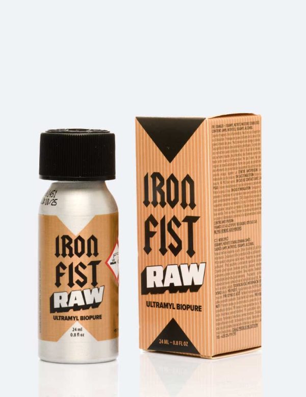 Iron fist poppers RAW avec emballage marron à l'amyl végétal ultra puissant
