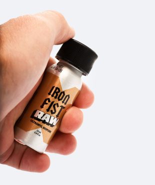 iron fist poppers raw en aluminium à l'amyl