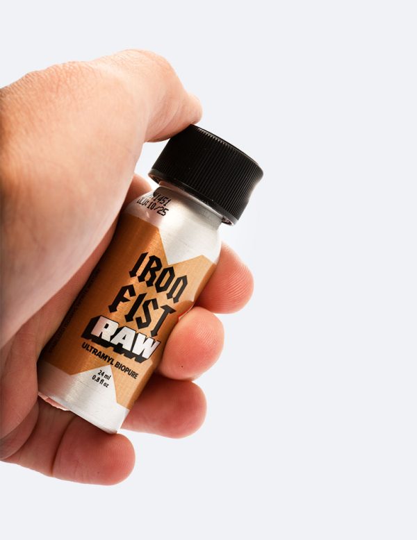 iron fist poppers raw en aluminium à l'amyl