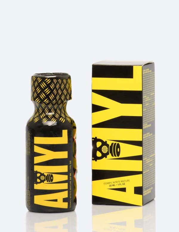 poppers amyl 30 ml flaon jaune et noir